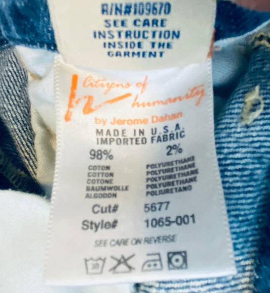 COH Citizens of Humanity Medium Wash Low Waist Full Leg Jeans Faye #003 Size 29 - Picture 11 of 12